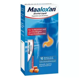 MAALOXAN 25 mVal Liquid, 10X10 ml