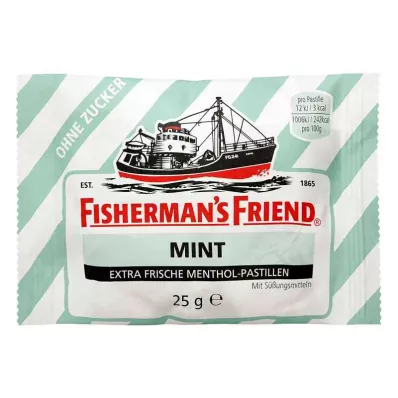 FISHERMANS FRIEND mint ohne Zucker Pastillen, 25 g