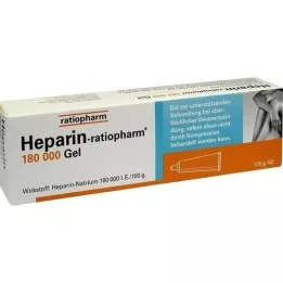 HEPARIN-RATIOPHARM 180.000 I.E. Gel, 100 g