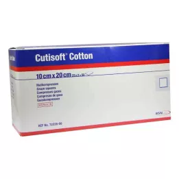 CUTISOFT Cotton Kompr.10x20 cm ster.8fach, 25X2 St