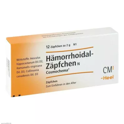 HÄMORRHOIDAL Zäpfchen N Cosmochema, 12 St