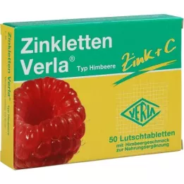 ZINKLETTEN Verla Himbeere Lutschtabletten, 50 St