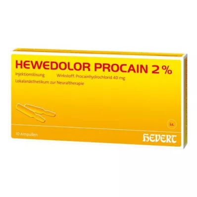 HEWEDOLOR Procain 2% Ampullen, 10 St