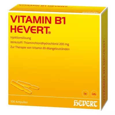 VITAMIN B1 HEVERT Ampullen, 100 St