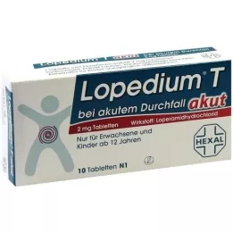 LOPEDIUM T akut bei akutem Durchfall Tabletten, 10 St