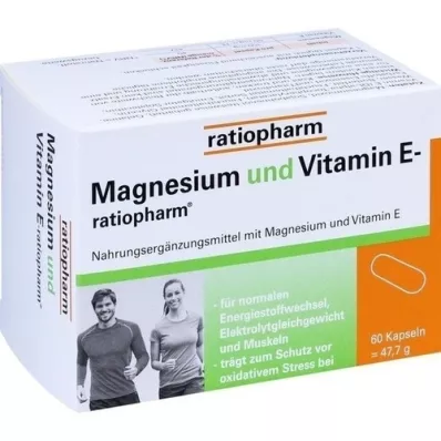 MAGNESIUM UND VITAMIN E-ratiopharm Kapseln, 60 St