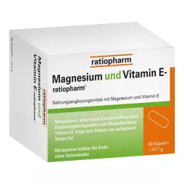 Magnesium und Vitamin E ratiopharm, 60 St