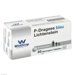 P Dragees blau, 50 St