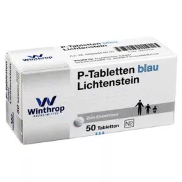 P TABLETTEN blau 8 mm Teilk., 50 St