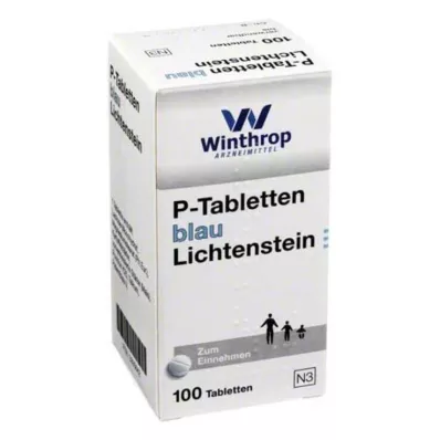 P TABLETTEN blau 8 mm Teilk., 100 St