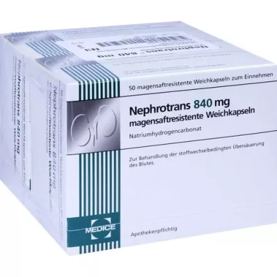 NEPHROTRANS 840 mg magensaftresistente Kapseln, 100 St