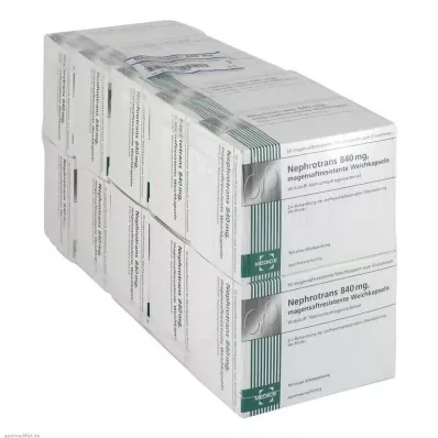 NEPHROTRANS 840 mg magensaftresistente Kapseln, 500 St NEPHROTRANS 840 mg magensaftresistente Kapseln, 500 St