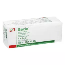 GAZIN Mullkomp.5x5 cm unsteril 8fach Op, 100 St