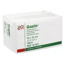GAZIN Mullkomp.10x10 cm unsteril 12fach Op, 100 St