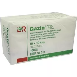 GAZIN Mullkomp.10x10 cm unsteril 12fach RK, 100 St