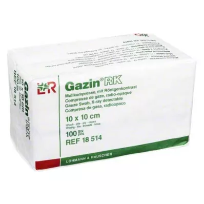 GAZIN Mullkomp.10x10 cm unsteril 12fach RK, 100 St