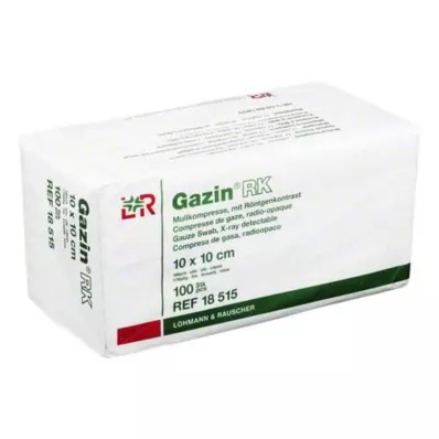 GAZIN Mullkomp.10x10 cm unsteril 16fach RK, 100 St