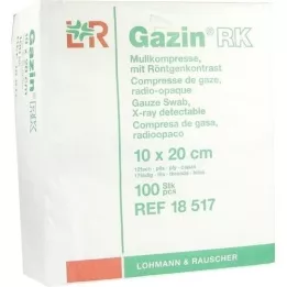 GAZIN Mullkomp.10x20 cm unsteril 12fach RK, 100 St