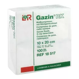 GAZIN Mullkomp.10x20 cm unsteril 12fach RK, 100 St