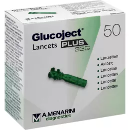 GLUCOJECT Lancets PLUS 33 G, 50 St