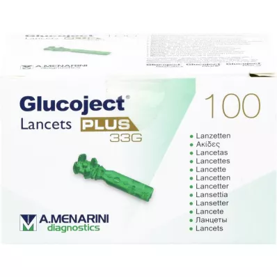 GLUCOJECT Lancets PLUS 33 G, 100 St