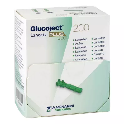 GLUCOJECT Lancets PLUS 33 G, 200 St