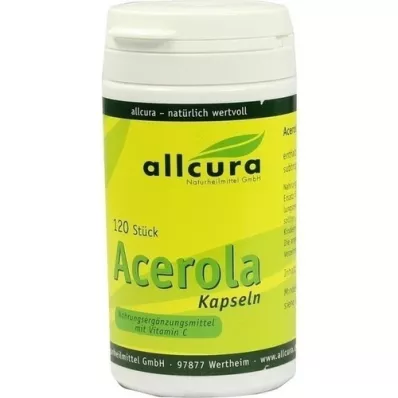 ACEROLA KAPSELN natürl.Vitamin C, 120 St