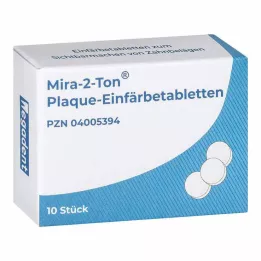 MIRA 2 Ton Plaque Einfärbe Tabletten, 10 St