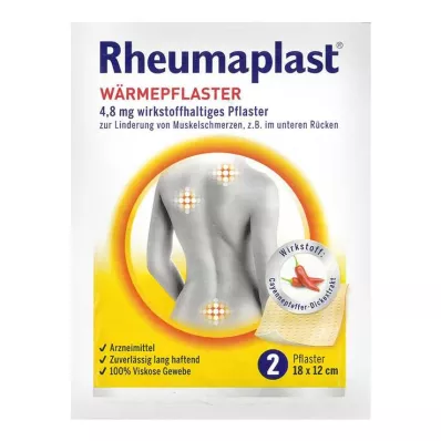 RHEUMAPLAST 4,8 mg wirkstoffhaltiges Pflaster, 2 St