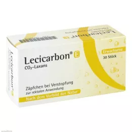 LECICARBON E CO2 Laxans Erwachsenensuppositorien, 30 St