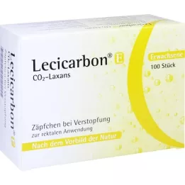 LECICARBON E CO2 Laxans Erwachsenensuppositorien, 100 St