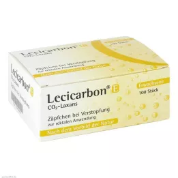 LECICARBON E CO2 Laxans Erwachsenensuppositorien, 100 St