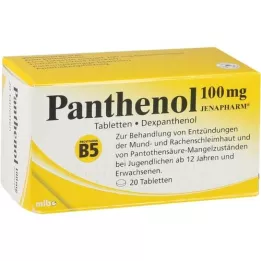 PANTHENOL 100 mg Jenapharm Tabletten, 20 St