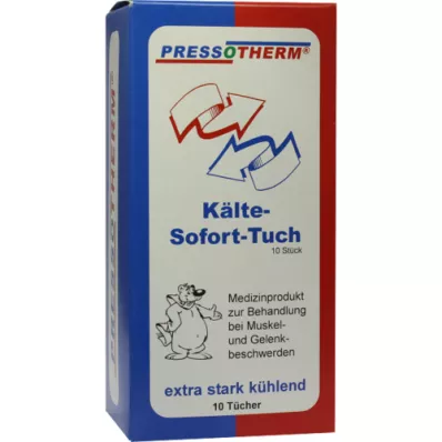 PRESSOTHERM Kälte Sofort Tuch, 10 St