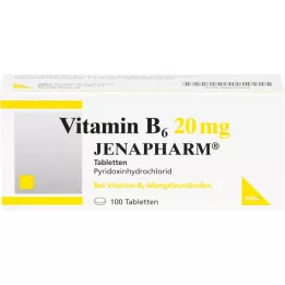 VITAMIN B6 20 mg Jenapharm Tabletten, 100 St