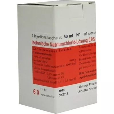 ISOTONISCHE NaCl Lösung 0,9% Eifelfango, 50 ml
