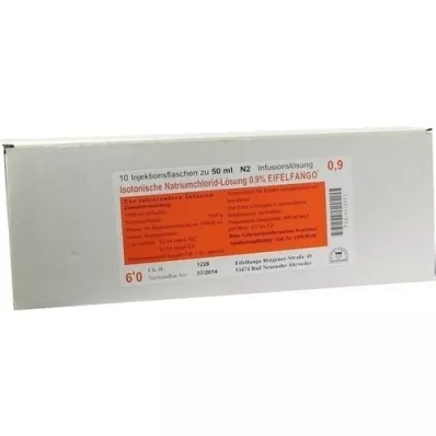 ISOTONISCHE NaCl Lösung 0,9% Eifelfango, 10X50 ml