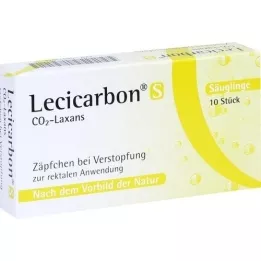LECICARBON S CO2 Laxans Suppositorien, 10 St