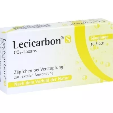 LECICARBON S CO2 Laxans Suppositorien, 10 St