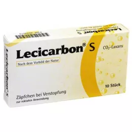 LECICARBON S CO2 Laxans Suppositorien, 10 St
