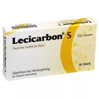 LECICARBON S CO2 Laxans Suppositorien, 10 St