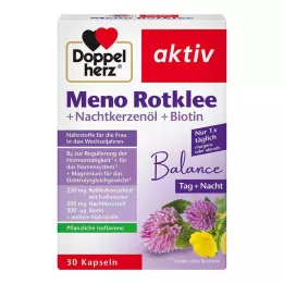 DOPPELHERZ Meno Rotklee+Nachtkerzenöl+Biotin Kaps., 30 St