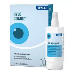 HYLO-COMOD Augentropfen, 2X10 ml
