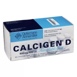 CALCIGEN D 600 mg/400 I.E. Kautabletten, 120 St