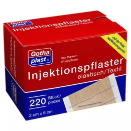 GOTHAPLAST Injektionspfl.2x6 cm, 220 St