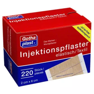 GOTHAPLAST Injektionspfl.2x6 cm, 220 St