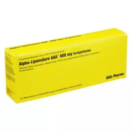ALPHA LIPONSÄURE AAA 600 mg Injektionsflaschen, 5X50 ml