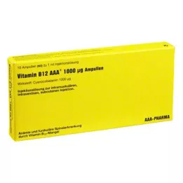 VITAMIN B12 AAA 1000 μg Ampullen, 10X1 ml