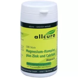 MAGNESIUM KOMPLEX m.Zink+Calcium Kapseln, 100 St