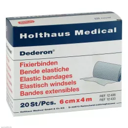 DEDERON Fixierbinden 6 cmx4 m, 20 St